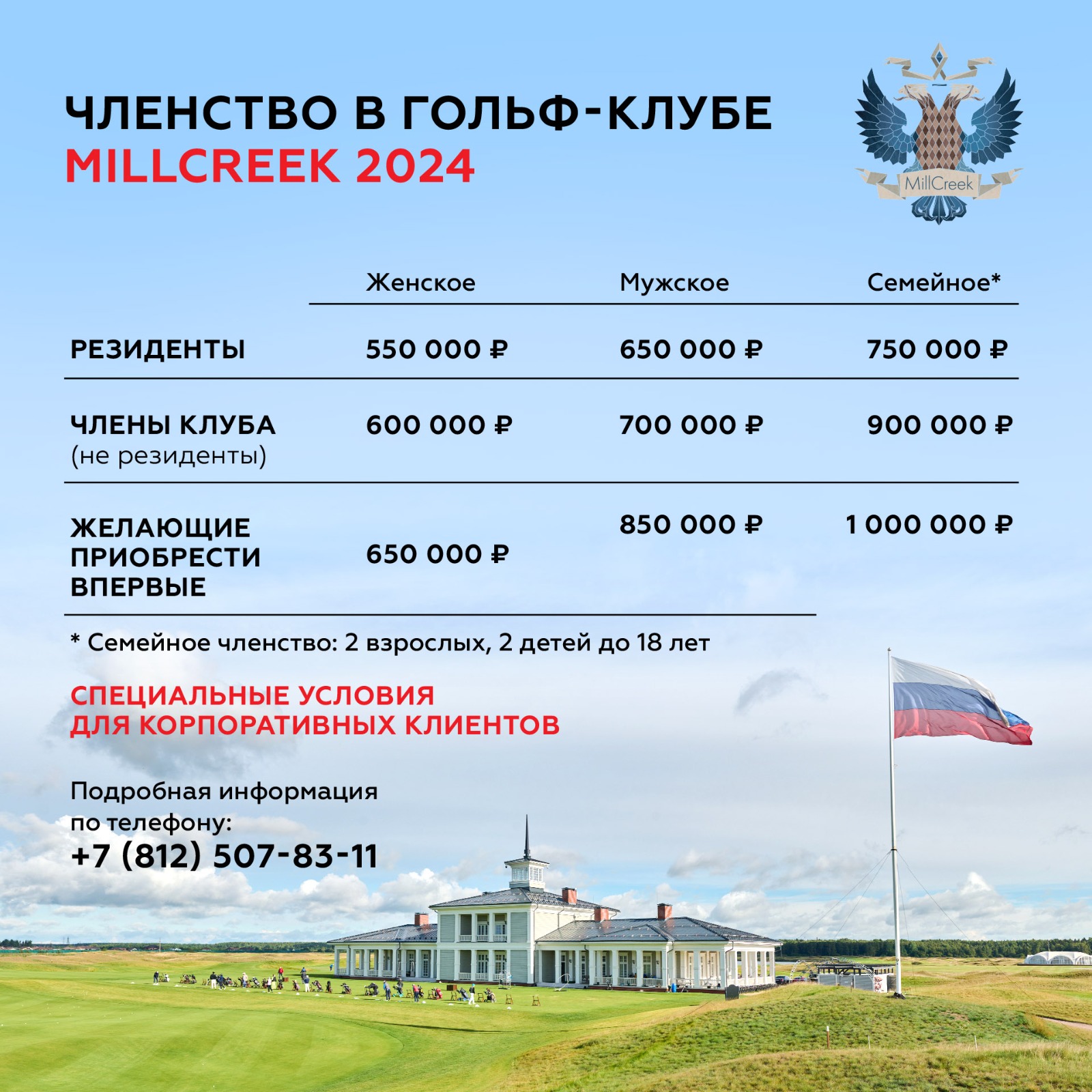 Членства на 2024 гольф-сезон