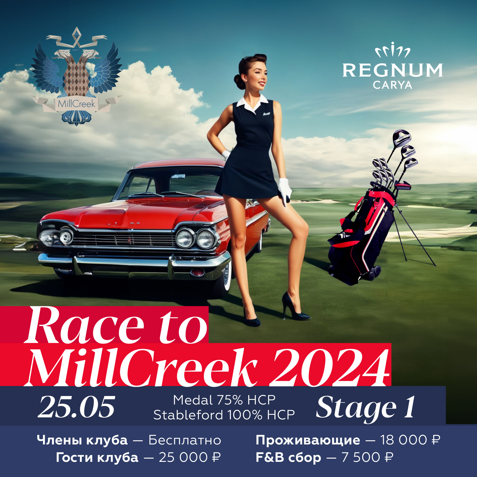 Stage 1 of the Race to MillCreek 2024 tournament series
