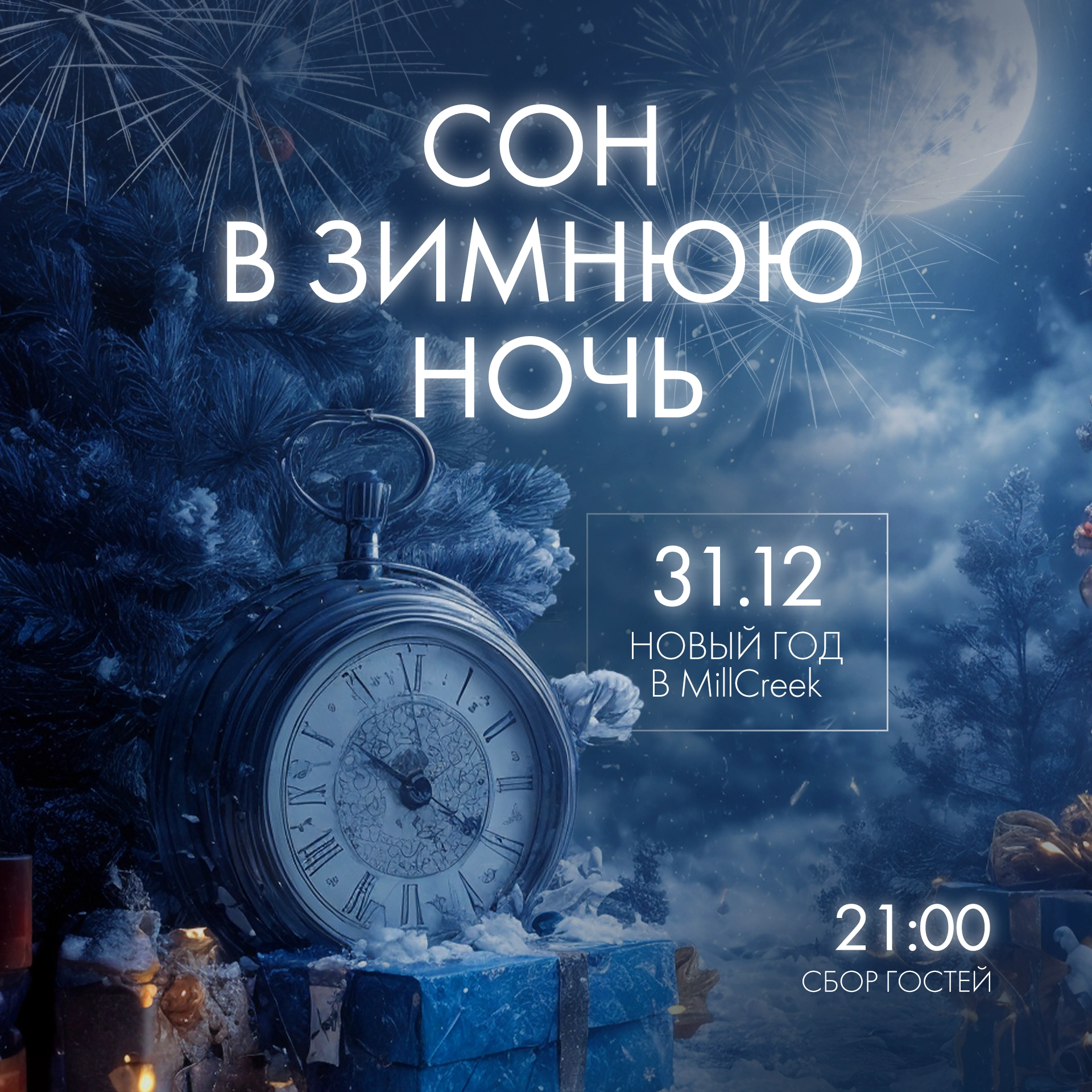 Новогоднее Предложение «Сон в Зимнюю ночь!»